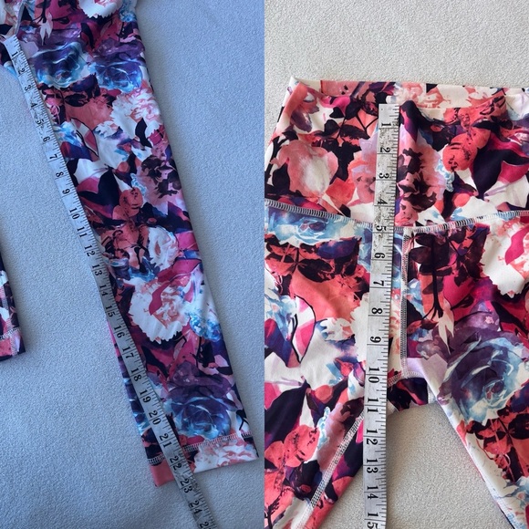 NWOT Balance Collection Floral Cropped Yoga Legging Pant XS - Picture 3 of 11